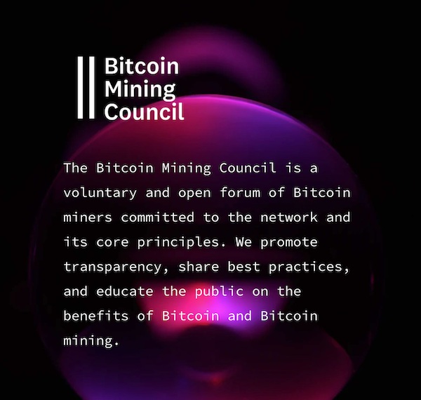 Bitcoin Mining Council