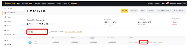 connect fantom to metamask on binance