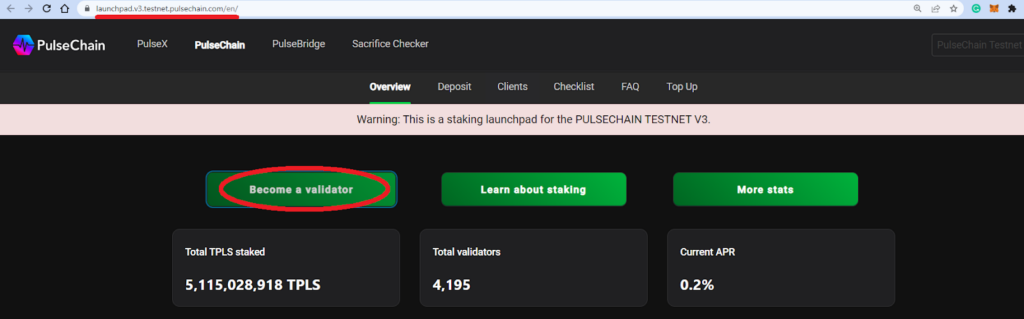 Become PulseChain Validator