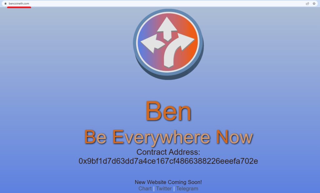 BEN-Coin-Website