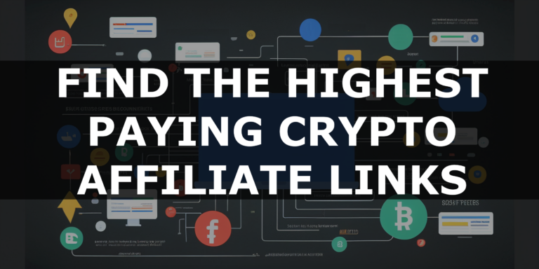 Affiliate Links for Crypto - Find the Highest-Paying Crypto Affiliate Links