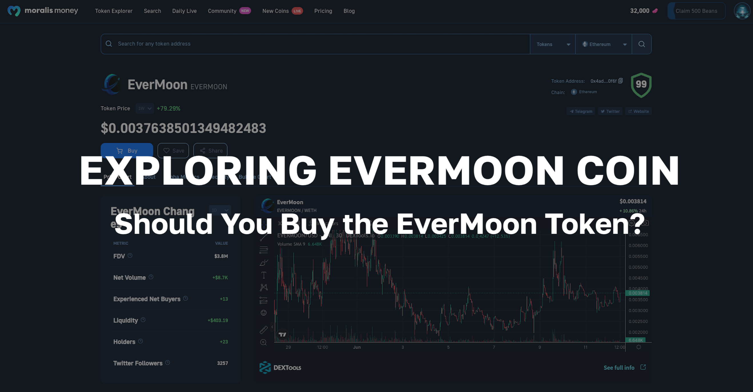 EXPLORING EVERMOON COIN and If You Should Buy It