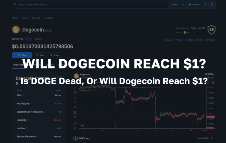Is DOGE Dead, Or WIll Dogecoin Reach $1?