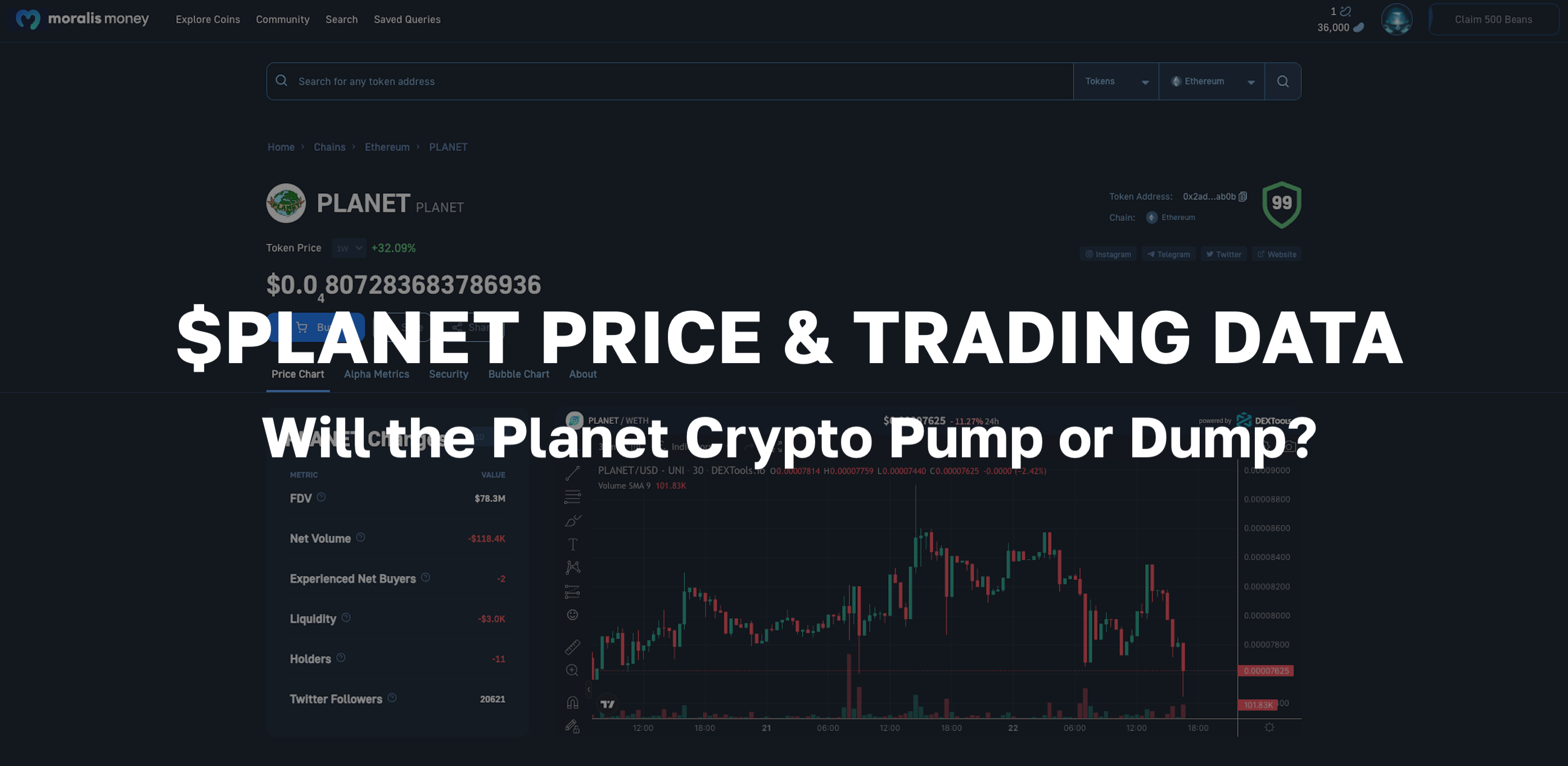 PLANET-Token-Price-and-Trading-Data-Will-the-Planet-Crypto-Pump-or-Dump