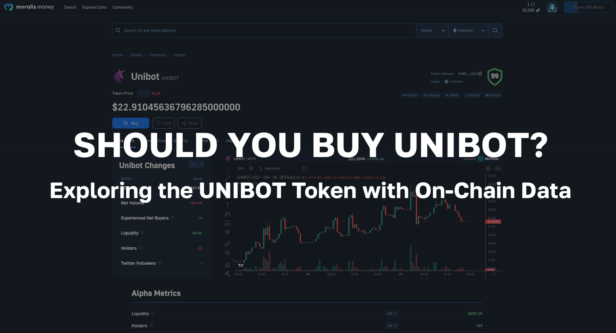 Should You Buy UNIBOT Crypto? Exploring the UNIBOT Token with On-Chain Data