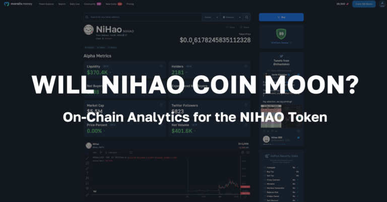 Will NiHao Coin Moon? On-Chain Analytics for the NIHAO Token