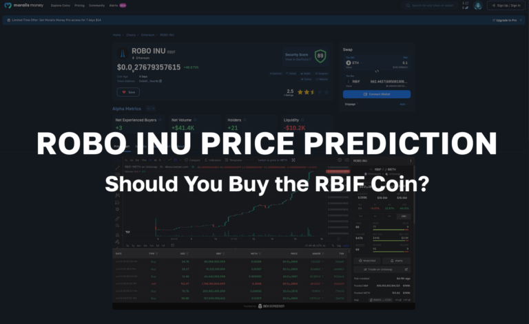Robo Inu Price Prediction - Should You Buy the RBIF Coin?