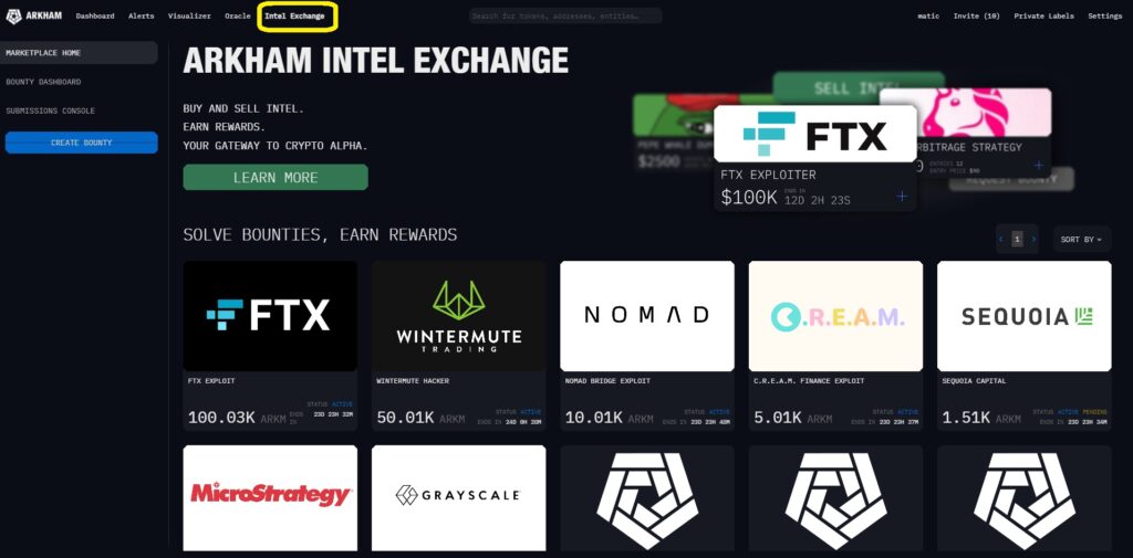 What is Arkham Intelligence and the ARKM Crypto Token-Intel-Exchange