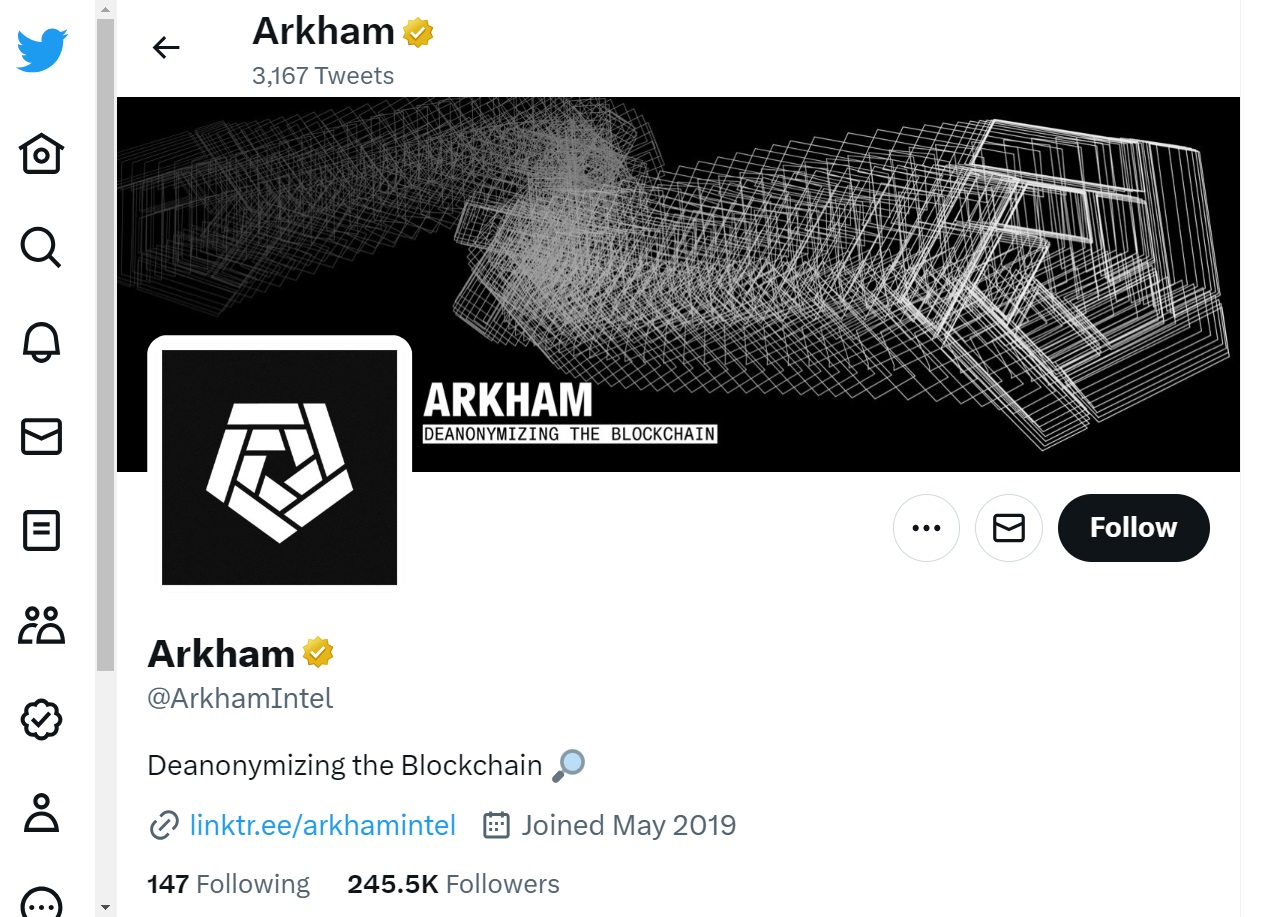 Arkham-Twitter-account