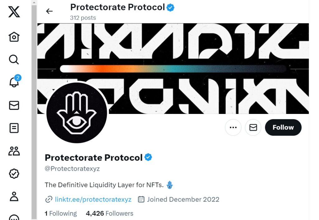 Protectorate Coin X (formerly Twitter) page