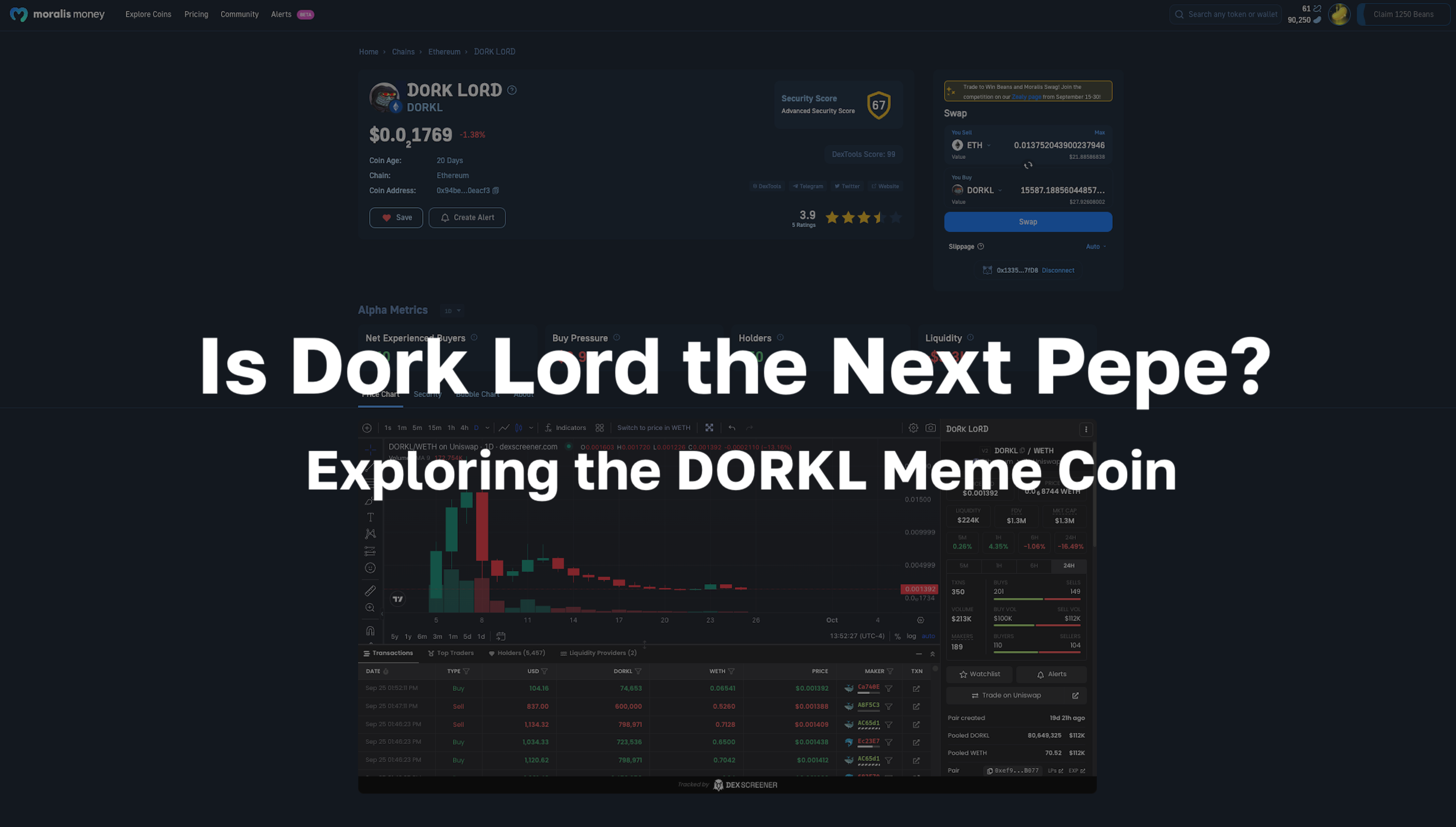 Is Dork Lord the Next Pepe? Exploring the DORKL Meme Coin